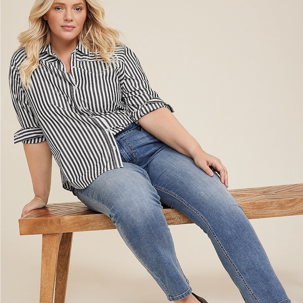 Striped button down - Picture 2 of 3